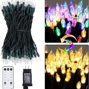 110ft 300 LED Bulbs String Lights with Remote Control